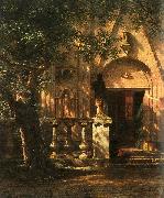 Bierstadt, Albert Sunlight and Shadow Sweden oil painting artist
